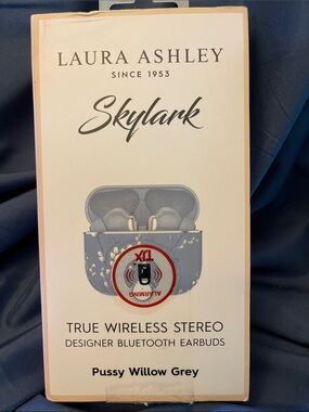Laura Ashley Skylark Wireless Earbuds in Florals & Grey